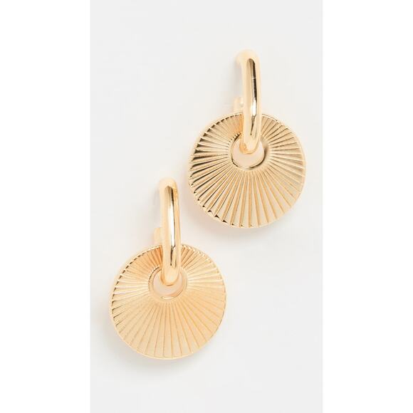 Soko Jua Capsule Hoop Earrings - One Size - Gold - Picture 1 of 5